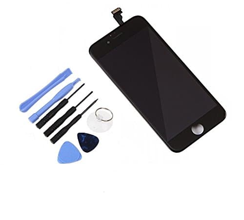 iPhone 6 (Black) LCD Touch Screen Digitizer Frame Replacement Full Face Assembly Set + TOOLS