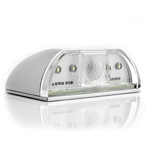 Battery Powered Automatic Motion Detection Sensor Mini LED Night Light, Stick-Anywhere Indoor & Outdoor