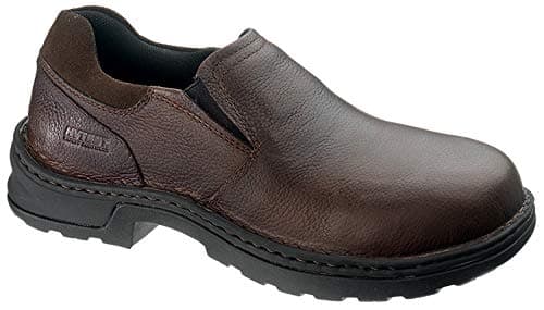 Hytest Men's Brown Comp Toe Opanka Slip-on