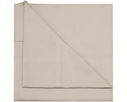 Knights Bridge Herringbone 500 Thread Count 100 Egyptian Cotton Sheet Set Taupe / Queen