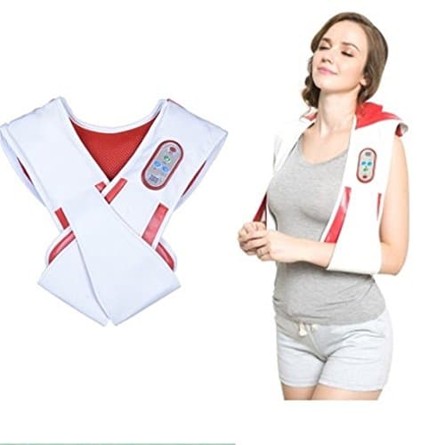 Goodhealth Massage Shawls with Timing function Portable Electric Knocks Neck Massager Cervical Neck and Shoulder Pain Relief Multi-function Tapping Massager