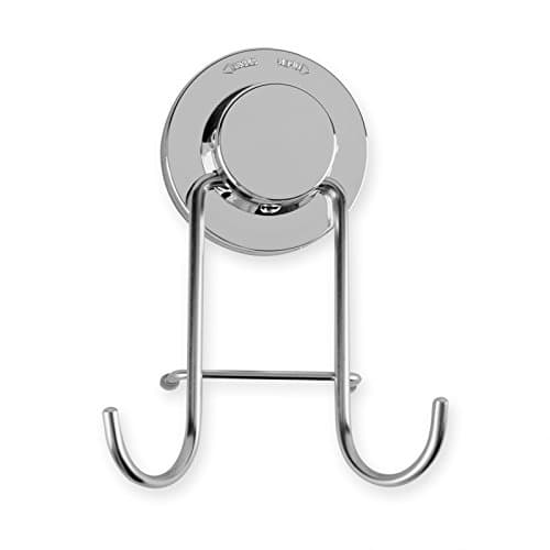 Heavy Duty Suction Cup Hook holder, Organizer for Kitchen, Bathroom, Toilet, Chrome