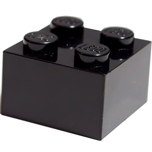 LEGO® Bulk Parts: 2 x 2 Black Brick (PACK of 50)