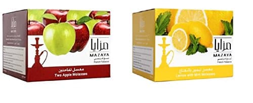 MAZAYA ( LEMON MINT &TWO APPLE )- Pack- 250g …2 PACK ( TOTAL 500g )