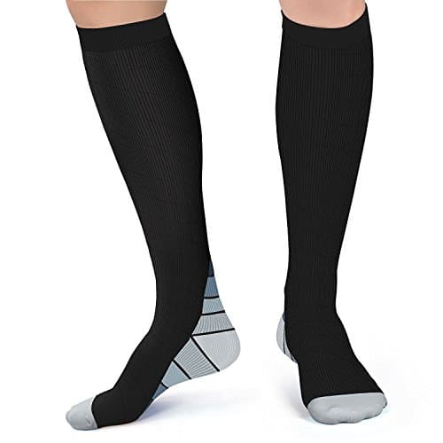 Mens Compression Socks,Graduated Compression Sock for Women,20-30 mmHg Compression Socks for Nurses, Medical, Pregnancy, Traveling
