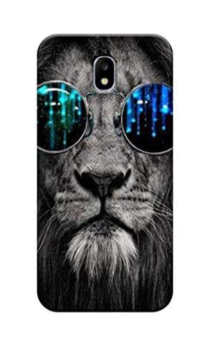 PICWIK Designer Printed Back Cover/Hard Case for Samsung Galaxy J5 Pro (Cool Lion Designs/Animals/Birds/Nature) - J271