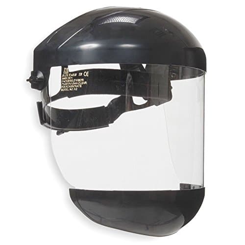 CONDOR 2AUB7 Ratchet Headgear, Chin Strap, Face Shield