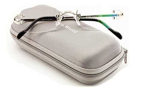 V.W.E Rectangular Rimless Fashion Reading Glasses With Anti-reflective AR Coating