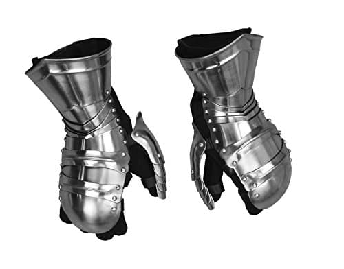 Clamshell Gauntlets - 16 Gauge Steel