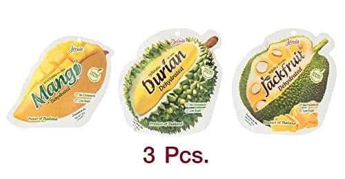 J Fruit Oob X3 Pcs. (Dehydrated Mango, Durian, Jackfruit) 65g