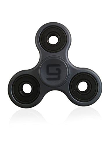 Hermes by GodSpin | Custom Fidget Spinner C8 | Ultra Smooth 608 Hybrid Ceramic | Up to 3+ Mins Spin Time | 2017 Best Toys for Relieving Stress, ADHD, Anxiety, Boredom | Durable ABS Plastic (Blue)