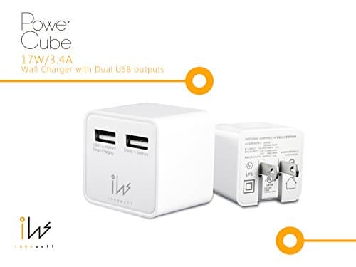 innowatt 17W/3.4A Dual USB Power Cube