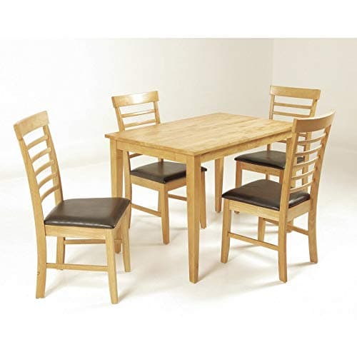 (Set Of 2) Contemporary Style Durable Solid Wood Upholstered Dining Chair (Light Oak)