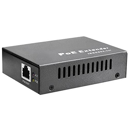 BV-Tech Single Port Gigabit POE+ Extender - Extend 330ft (100m) - 802.3af/at - POE-RP101G