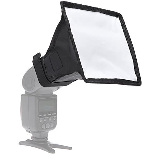 15cm x 17cm Foldable Speedlight Softbox Diffuser For DSLR Camera Flash Light Black