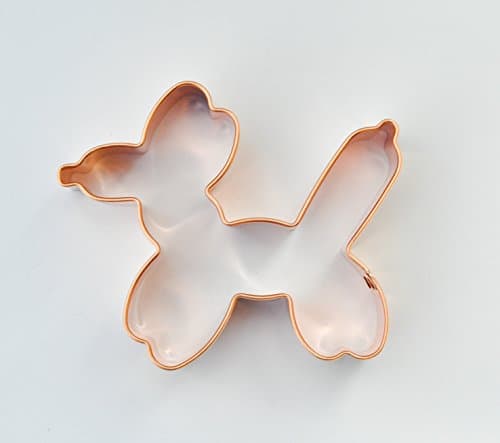 ecrandal Balloon Animal copper cookie cutter
