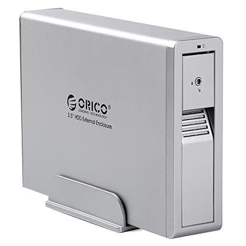 Orico 3.5 Inch USB 3.0 External Hard Disk Drive Enclosure Caddy with UASP for SATA III HDD - Steel Case