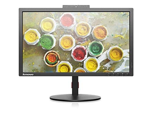 2017 Lenovo Flagship ThinkVision 21.5" Full HD IPS Professional Monitor - 7ms Response Time, Integrated Speakers, Full HD Camera & Microphone, Landscape to Portrait, VGA, Display Port, Vesa Mountable