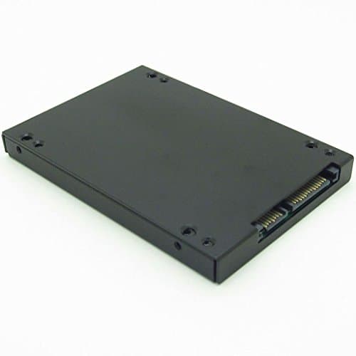 Black 1.8" Micro SATA 7+ 9 pin SSD To 2.5" SATA 22pin Hard Disk Adapter Case