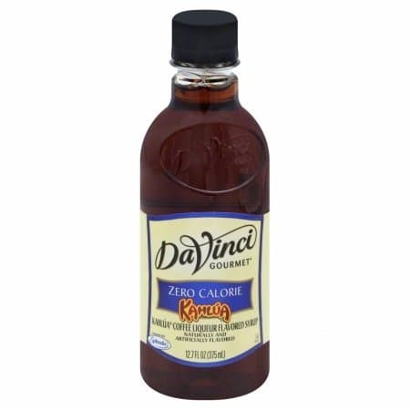 DaVinci Gourmet Syrup, Zero Calorie, Kahlua Coffee Liqueur Flavored - 12.7 fl oz 6 Bottles