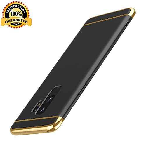 Galaxy S9 Plus Case,iKookeg Ultra Thin Slim Shockproof Drop Resist protective Matte 3 in 1 PC Back Cover Phone Case for Samsung Galaxy S9 Plus-Black