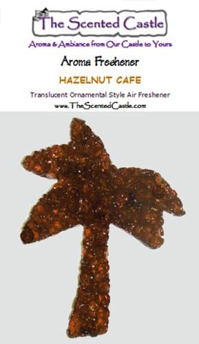 The Scented Castle 2-Pack Palm Tree - Hazelnut Cafe Scented Air Freshener
