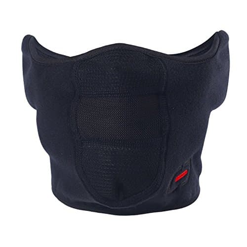 Ski Mask Face Ear Neck Warmer Gaiter Balaclava Adjustable Windproof Thicken Fleece Half Face Mask for Skiing, & Winter Outdoor Sports