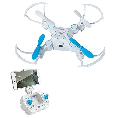 Rc Quadcopter,ToyPark Mini Foldable FPV VR Wifi Remote Control Drone with HD 720P Camera