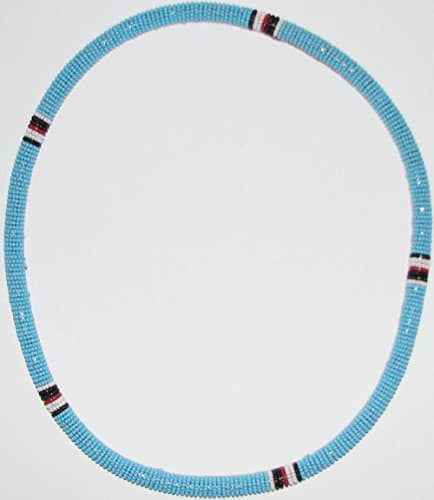 Maasai Light Blue Rope Necklace