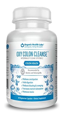 Oxy Colon Cleanse - Internally Clean System #2 - 60 Veggie Capsules - Colon Health