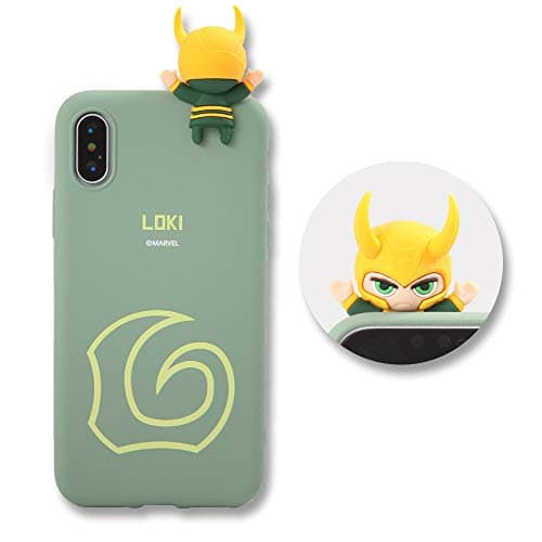 MARVEL KOREA Marvel Figure Color Jelly Case For iPhone x/Xs (Loki)