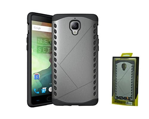 IMEMINE Oneplus 3 Cases Original Hard heavy Duty Armor Shield Case TPU+PC Cover For Oneplus 3 1+3 Back Cover One Plus 3 Coque Fundas (gray)