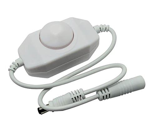12v-24v In-line LED Dimmer - Easy Plug-in LED Dimming Knob - 0%-100% LED Dim