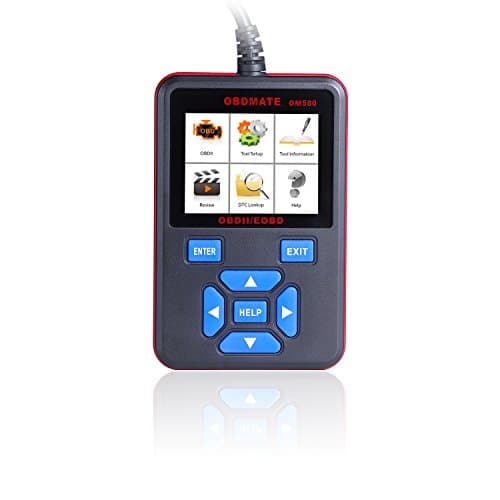 Icarscan OM580 OBD MATE OM580 OBDII OBD2 EOBD Trouble Code Reader CAN Diagnostic Scan Tool Car Scanner Tool for All after 1996 OBDII Compliant US, European and Asian Vehicles