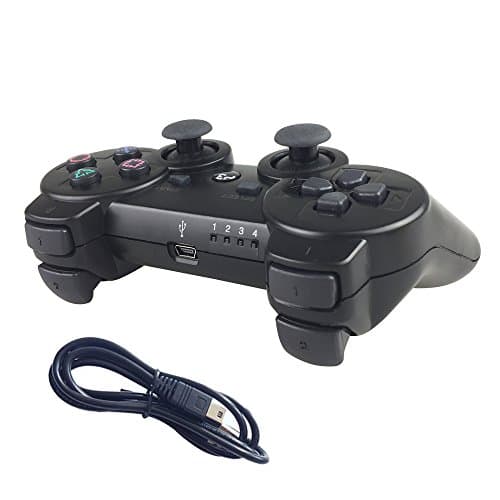 Nesada Wireless Bluetooth Controller For PS3 Double Shock (Black)