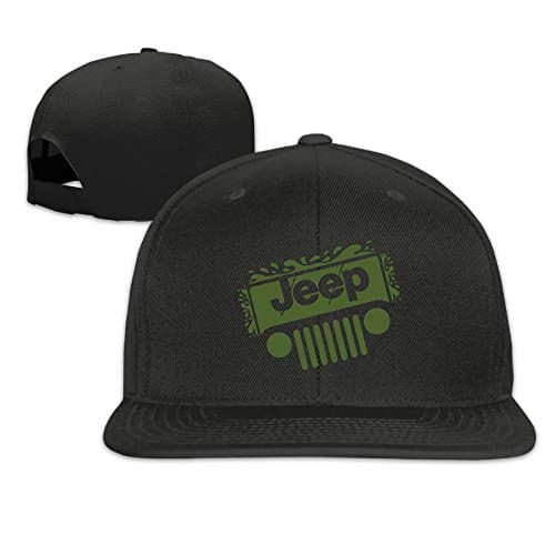 Jusxout Jeep Snapback Unisex Adjustable Flat Bill Visor Dad Hat