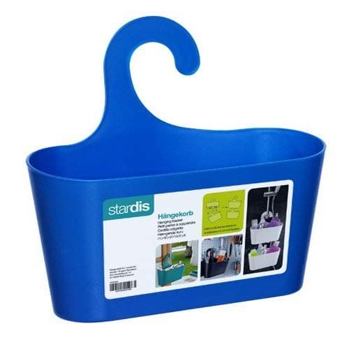 stardis Shower Basket with Hook Hanging Caddy Organizer Plastic (blue)