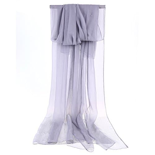 Women Scarf Plain lightweight Shawl Solid Wrap for Hair Evening Dresses Party