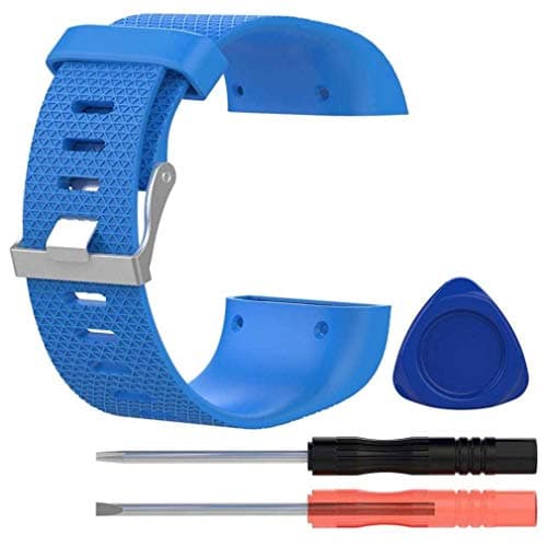 Fitingran Fashion Strap for Fitbit Surge Strap, Silicone Adjustable Replacement Straps Accessories for Fitbit Surge Watch Fitness Tracker Wrist Band