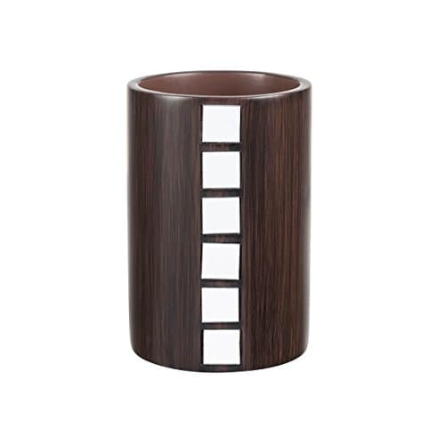 Creative Scents Marquee Mug, 2.75-Inch by 2.75-Inch by 4.25-Inch, Brown