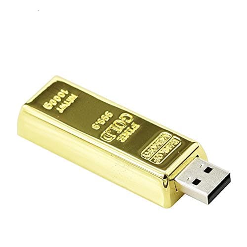128GB Gold Bar Model USB 2.0 Flash Memory Drive Stick U Disk USB Flash Drive PenDrive USB Drive USB Flash Disk Memory Stick Thumb Drive