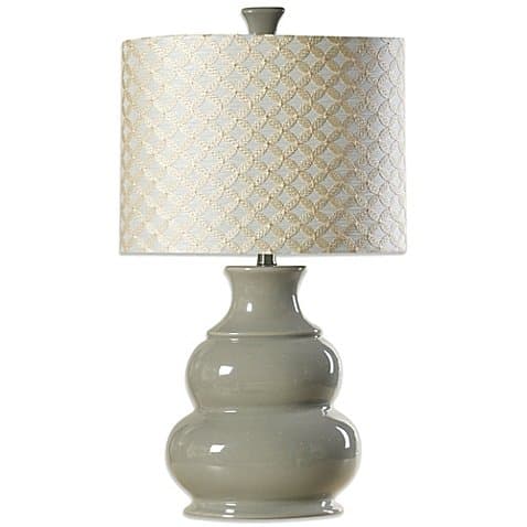 Coventry Juliette Table Lamp in Cool Grey | 3-Way Switch, 100-Watt Maximum Bulb