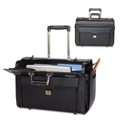 Catalog Case on Wheels, Koskin, 19 x 9 x 15-1/2, Black