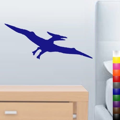 StikEez Blue 20" Pterodactyl Fun Flying Dinosaur Wall Decal