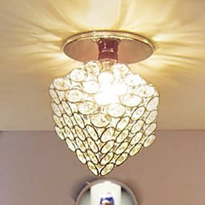 mei Modern Designed Cube Frame Made Spectacular Semi Flush Ceiling Light Welcomed Addition