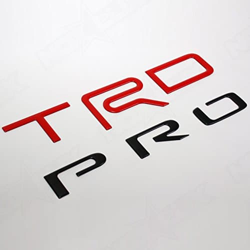 Nox Lux 2015-2017 Tundra TRD Pro Matte Red/Black Logo Bed Inserts - Full Kit