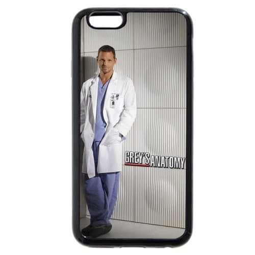 Grey's Anatomy iPhone 6 Plus Case,Customized Soft Rubber TPU Popular Design Grey's Anatomy iPhone 6s plus 5.5 Case in Black