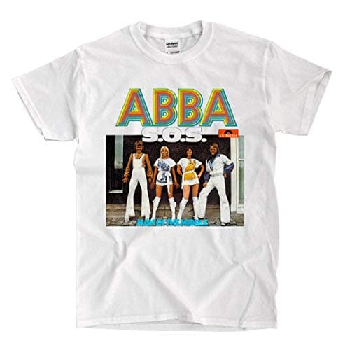 ABBA S.O.S - White Shirt - Ships Fast!!