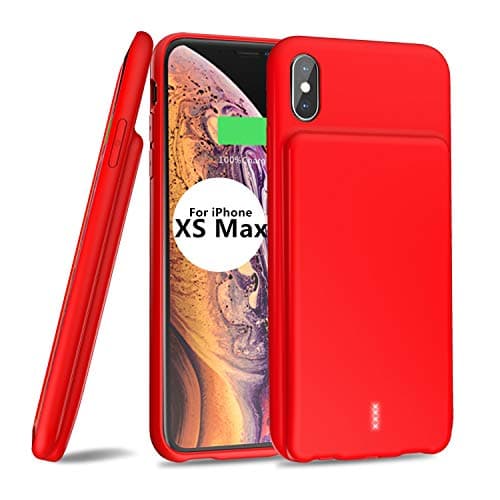 iPhone Xs Max Smart Battery Case, 5000mAh Portable Protective Charging Battery Case Extended Rechargeable Battery Pack Charger Case for iPhone Xs Max (6.5 inch)