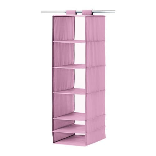 Ikea Skubb Organizer with 6 Compartments, Pink